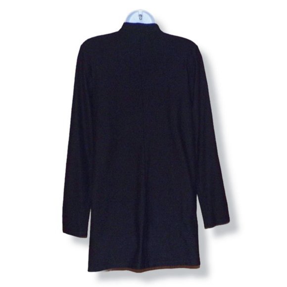 Eileen Fisher Front Zip Longline Knit Jacket/Tunic - Picture 4 of 7